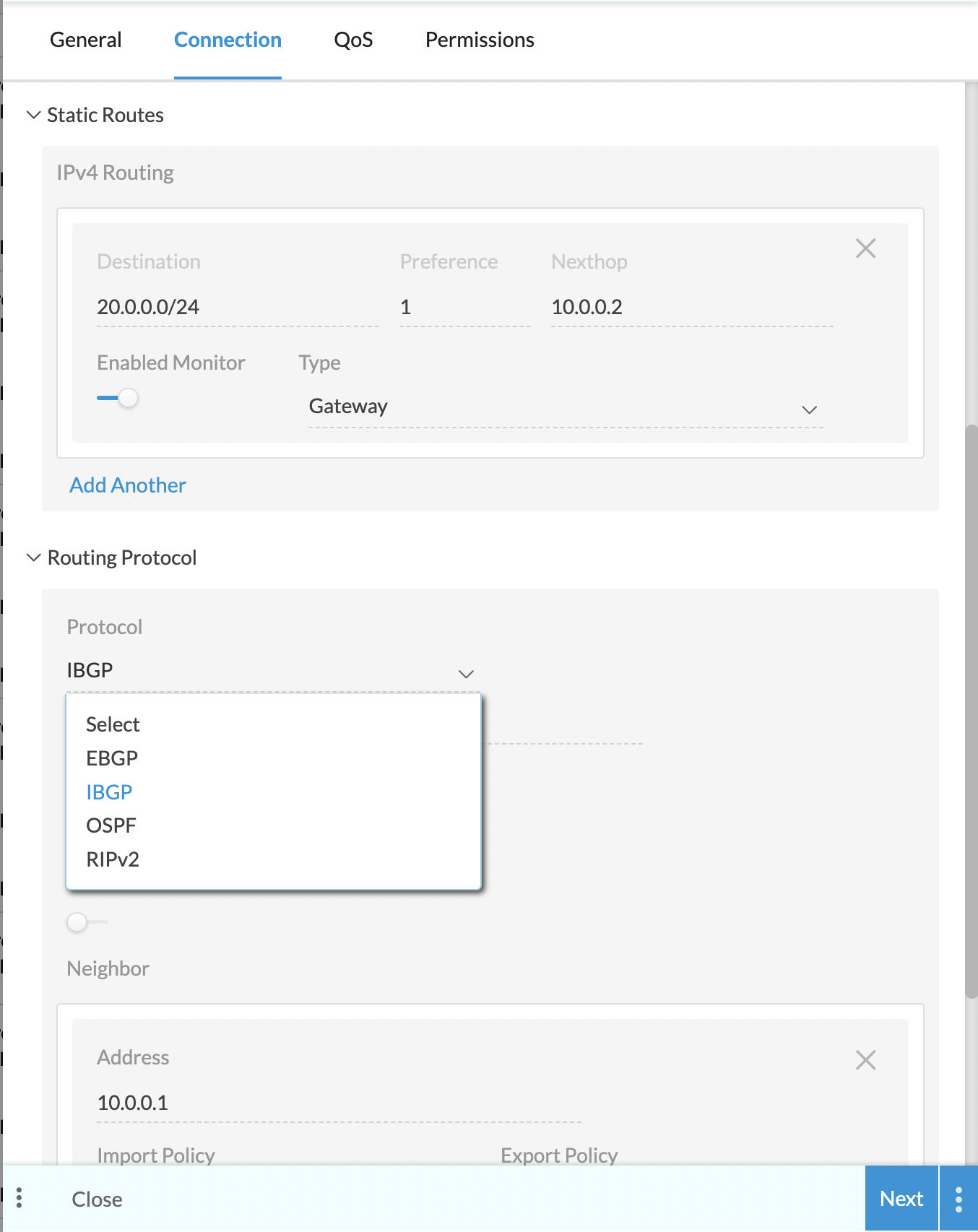 screenshot of Versa SASE
